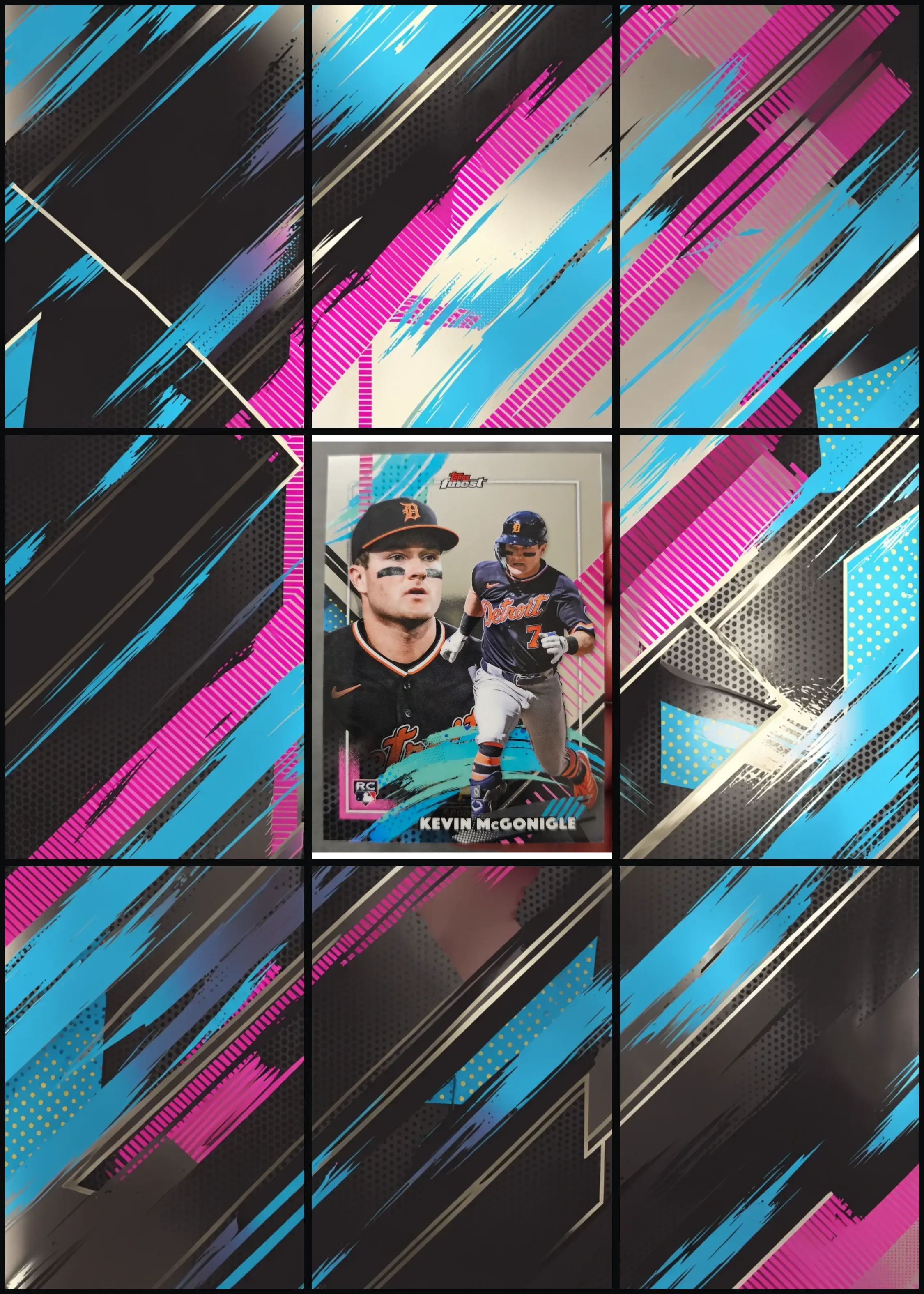 Neon Brushstroke Rookie Energy featuring Kevin McGonigle