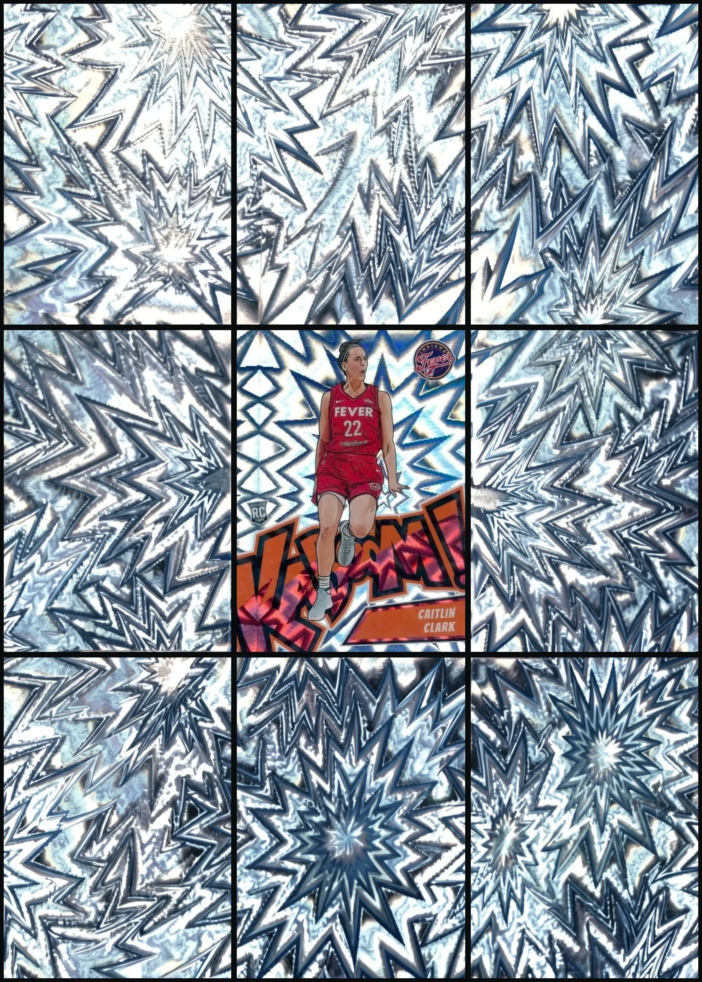 KAPOW goes the rookie star featuring Caitlin Clark